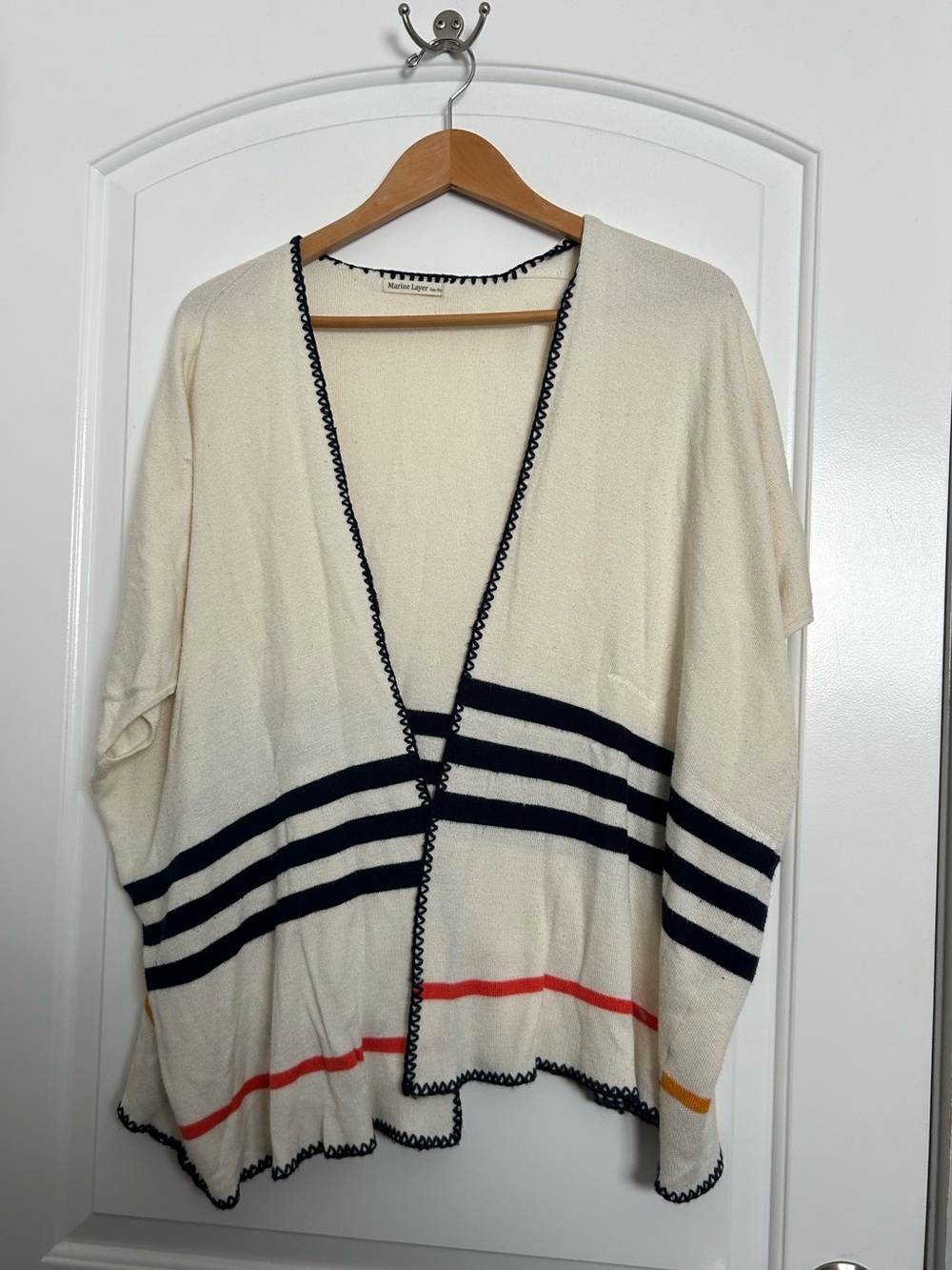 Marine Layer Hadley Open Cardigan Poncho Kimono One Size Boho Chic Laggenlook
